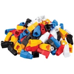 KLEIN Tools A-VDV824-650 Strain Relief Boots For RJ45 Data Plugs, CAT5e/CAT6 Cable, 100 Pack -Tools Discounts vdv824650 alt9