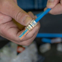 KLEIN Tools A-VDV826-702 Pass-Thru™ Modular Data Plug, RJ45- CAT5E, 50-Pack -Tools Discounts vdv826702 app2