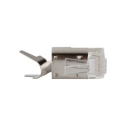 KLEIN Tools A-VDV826-754 Pass-Thru™ Modular Data Plug, RJ45-CAT6A, Shielded (STP), 100-Pack -Tools Discounts vdv826754 top