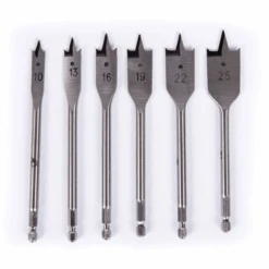 PROMAC WF6SET Flat Wood Drill Bit Set 6 Piece Premium Quality